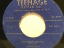 45 RPM DOOWOP, THE MONTEREYS, SOMEONE LIKE YOU / TRAIN WHISTLE BLUES