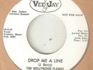THE HOLLYWOOD FLAMES Drop Me A Line VEE JAY PROMO NORTHERN SOUL USA 45