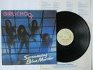 GIRLSCHOOL. SCREAMING BLUE MURDER. FULLY HAND SIGNED. UK VINYL LP.+ INSERT.1982