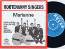HOOTENANNY SINGERS Marianne danish 45PS 1966 Red Sleeve Pre ABBA Polar