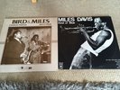 MILES DAVIS KIND OF BLUE VINYL LP AND BIRD AND MILES ALBUMS JAZZ RECORDS