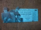 Beatles A Hard Day's Night Sept. 1964 Capitol Theatre Premier Movie Ticket