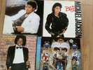 Micheal Jackson 4 Vinyl Lp Records. Bad. Thriller. Off The Wall And Dangerous