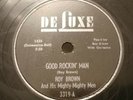 Roy Brown Good Rockin' Man/ Bar Room Blues Deluxe 3319 (VG+) 78