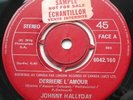 CANADA  Ex to NM- JOHNNY HALLYDAY Derriere l'amour / Joue pas 1976 PROMO 45