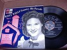1956 EP  Kitty Wells Country Hit Parade It wasn't God who made honky tonk angels