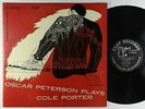Oscar Peterson - Plays Cole Porter LP - Clef David Stone Martin Mono DG VG+