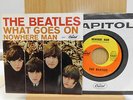 The Beatles 45 What Goes On bw Nowhere Man on Capitol