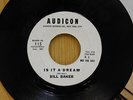 Bill Baker promo doowop 45 Is It A Dream bw I Wanna Know on Audicon