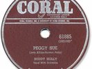 BUDDY HOLLY Rock’n Roll/Rockabilly 78 RPM Record. Peggy Sue/ Everyday