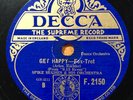 Spike Hughes + Norman Payne, Jock Fleming   Get Happy   Decca F2150