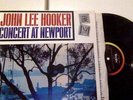 RARE MONO press JOHN LEE HOOKER CONCERT AT NEWPORT lp 1964 VJ 1078 plays EX BOOM