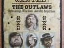 THE OUTLAWS - WANTED  LP Album Willie Nelson Waylon Jennings Jessi Colter 