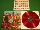 Beatles Sgt. Peppers Japan LP 1st press von 1967 red vinyl Odeon OP-8163