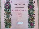 33CX 1479 Mendelssohn Songs Without Words / Walter Gieseking B/G