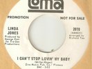 LINDA JONES I Cant Stop Lovin My Baby Hypnotized LOMA PROMO NORTHERN SOUL USA 45