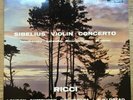 SXL 2077 Sibelius Violin Concerto / Ruggiero Ricci / Fjeldstad / LSO W/B