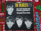 The Beatles 45 sleeve DO YOU WANT TO KNOW A SECRET 1964 WC thumb tab PS Vee Jay
