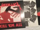 METALLICA kill Em All Lp ELEKTRA am I Evil EXC/EXC great Copy W/lyric Jacket