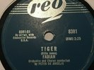 1958 FABIAN ON  SCARE 78 RPM REO CANADA 8381, TIGER,  MIGHTY COLD,  VG+