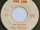 Alabama Garage Psych Rock 45 FOURTH AMENDMENT I See The Light on FOUR SONS   mp3
