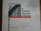 Orchestral Manoeuvres in the Dark Architecture & Morality OMD Signed vinyl LP