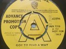 CAJUN HART GOT TO FIND A WAY Very Rare Original 1969 UK WARNER DEMO NORTHERN