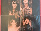 KISS - LOVE THEME FROM KISS - PUZZLE SLEEVES - 4 X GREEN VINYL 7