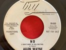 ALLEN WAYNE Try TR-503 PROMO 45rpm No/Chills and Fever NORTHERN SOUL/R&B/BLUES