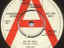 THE FOUR TOPS - 'ASK THE LONELY' TAMLA MOTOWN TMG 507 RED/WHITE DEMO 1965 MEGA