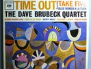 DAVE BRUBECK QRTT w/PAUL DESMOND TIME OUT RARE ORIG '59 COLUMBIA 6-EYE STEREO LP