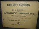 LEUCKARTS Hausmusik Mozart Clavier Concerte zu vier Händen Hugo Ulrich erster
