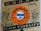 Chick Country Bop Big D Jamboree 45 HELEN HALL Honky Tonk / Wasted CORAL hear