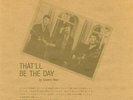 Beatles Quarrymen That'll Be The Day Rare Japan Fan Club Only Flexi