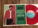 ELVIS PRESLEY   Season’s Greetings 10” LP   Christmas Program   RED VINYL