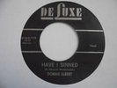 DONNIE ELBERT  Have I Sinned  DELUXE R&B 45 HEAR