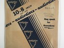 8” AUDIODISC BLUE LABEL BLANK RECORDING DISCS- SET OF 5 ACETATE HOME RECORDING
