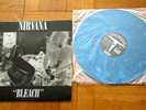 NIRVANA Bleach BLUE MARBLE Vinyl LP SUB POP Super Rare  MINT CONDITION OOP HTF