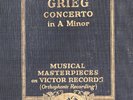 113g4. Arthur De Greef - Concerto in A Minor (Grieg) - Victor G6 (4 black label)