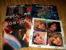 4 LP BON JOVI RATT EUROPE The Final Countdown POISON Look What Cat Dragged In NM
