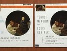 Set 2 LP YEHUDI MENUHIN and LOUIS KENTNER Brahms Schubert Vinyl RARE