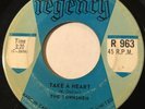 GARAGE PUNK FREAKBEAT The Townsmen TAKE A HEART Regency 45 rare Canadian Sorrows