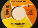 GARAGE PUNK The Underdogs LOVE'S GONE BAD V.I.P. 45 rare Motown Detroit EX