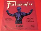 WILHELM FURTWANGLER FRANCK SYMPHONY VPO Rare 1954 DECCA LXT 2905 1ED Unplayed