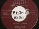 Heavy Reverb Chick Rockabilly 45 GRACIE LIND Thumpity Thump / Dreamy INTRO hear