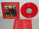 Television Adventure 1st Press Near Mint RED Vinyl Record & Insert 1978