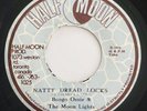 BONGO OSSIE & THE MOON LIGHTS Natty Dread Locks HALF MOON 45 Rare Roots Dub