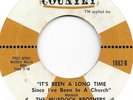 MURDOCK BROTHERS It's Been A Long Time on Big Country hillbilly gospel 45 HEAR
