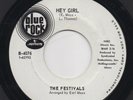NORTHERN SOUL - THE FESTIVALS - HEY GIRL / CHECKIN' OUT - BLUE ROCK (B-4076)