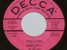 BUDDY HOLLY Ting-A-Ling & Girl On My Mind 1958 RARE COPY On DECCA